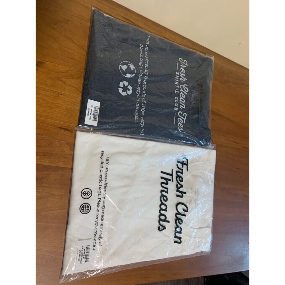 Set of 2 Shirts. White and Navy Colored. Size XL